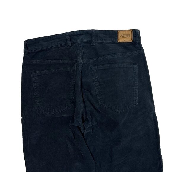 Peter Millar Crown Soft Corduroy 5-Pocket Pants Dark Navy 30x34 EXCELLENT - Picture 11 of 13